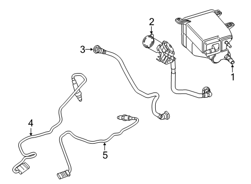 2021 BMW 750i xDrive Emission Components Diagram