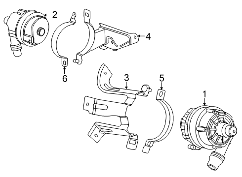 2024 BMW M340i xDrive Water Pump Diagram 1