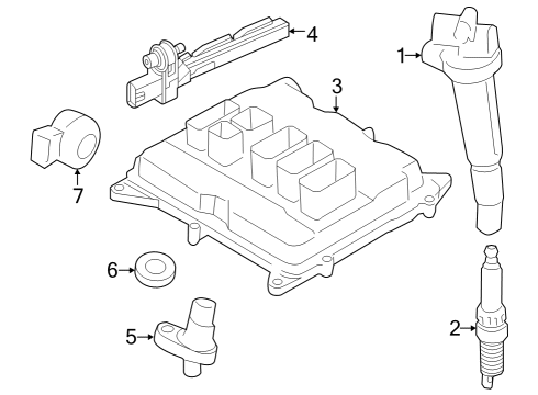 2024 BMW M440i xDrive Gran Coupe Ignition System Diagram