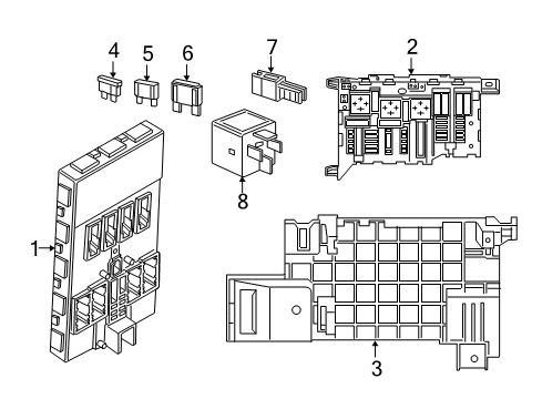 2021 BMW i3 Electrical Components Diagram 6