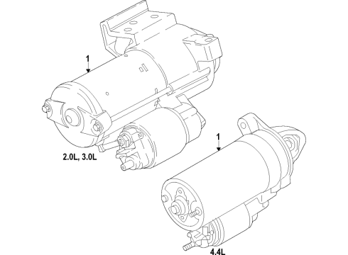 2022 BMW 530e Starter Diagram 2