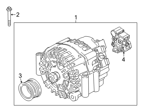 2022 BMW M550i xDrive Alternator Diagram