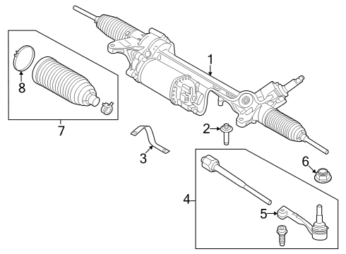 2023 BMW i7 BALL JOINT RIGHT Diagram for 32105A65700