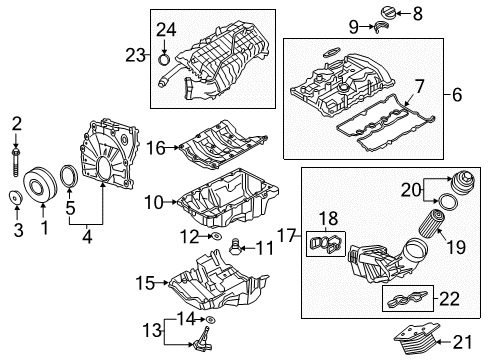 2022 BMW 530e Filters Diagram 2