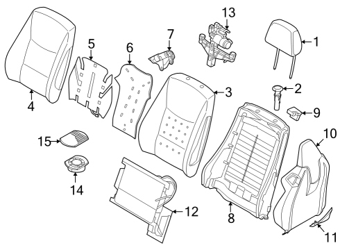 2021 BMW M3 Heated Seats Diagram 3