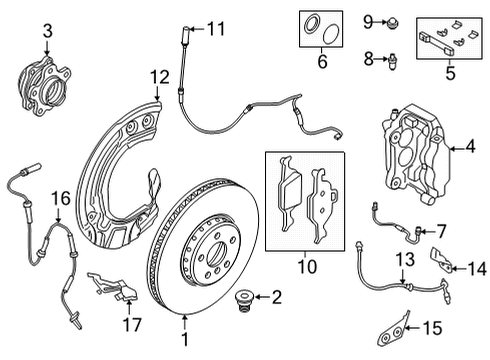 2023 BMW X6 M Anti-Lock Brakes Diagram 5