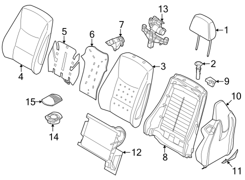 2021 BMW M3 Heated Seats Diagram 1