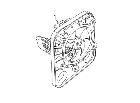 2021 BMW i3 Auxiliary Cooling Fan Diagram