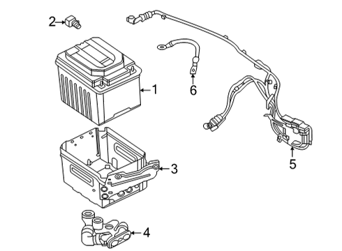 2023 BMW X6 M Battery Diagram 2