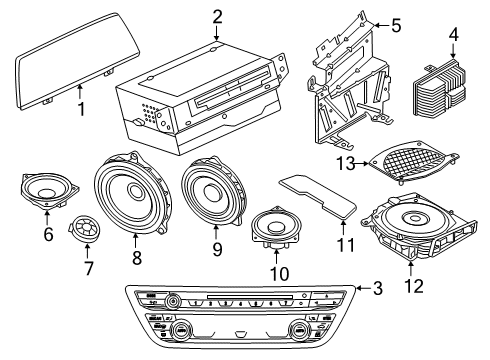 2022 BMW 750i xDrive Automatic Temperature Controls Diagram 3