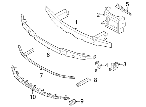 2024 BMW i4 Bumper & Components - Front Diagram 3