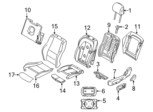 2022 BMW X4 Power Seats Diagram 2