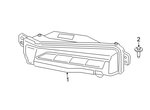 2021 BMW X7 Fog Lamps Diagram