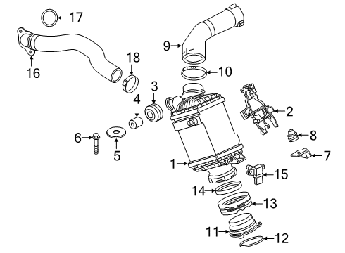 2021 BMW X7 Intercooler Diagram