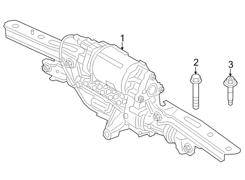 2023 BMW i7 Rear Steering Components Diagram