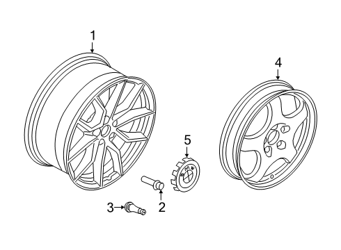 2022 BMW X5 Wheels Diagram 1