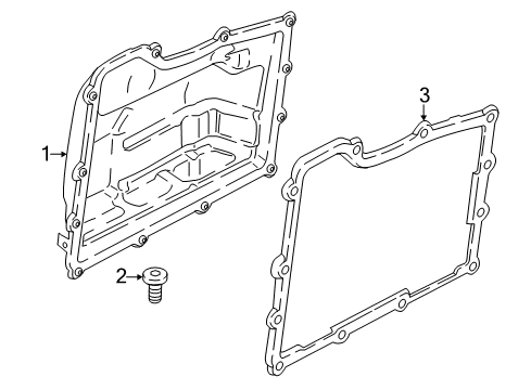 2021 BMW M2 Transmission Components Diagram