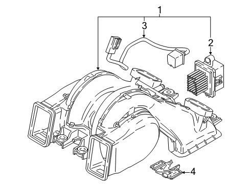 2023 BMW M5 Blower Motor & Fan Diagram