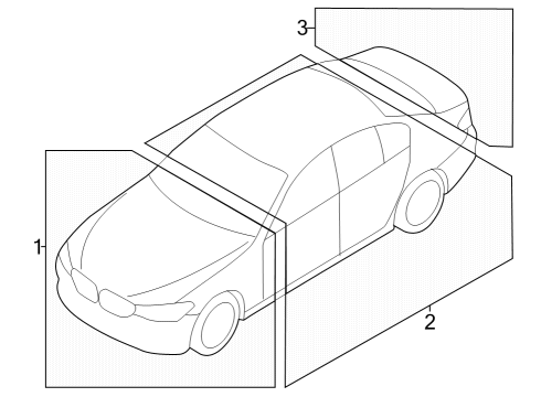 2024 BMW i4 Information Labels Diagram