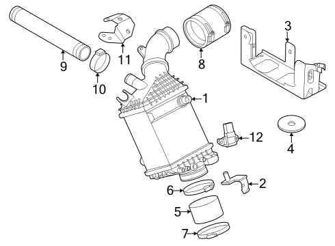 2023 BMW X7 Intercooler Diagram