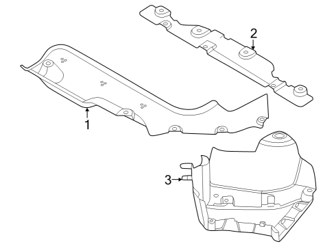 2022 BMW M240i xDrive REAR DIFFUSOR Diagram for 51758494249