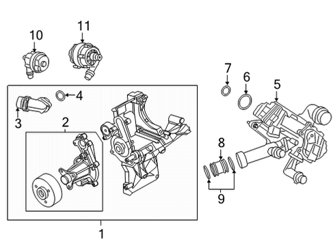 2022 BMW X5 Turbocharger Diagram 1