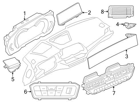 2021 BMW M4 Instruments & Gauges Diagram