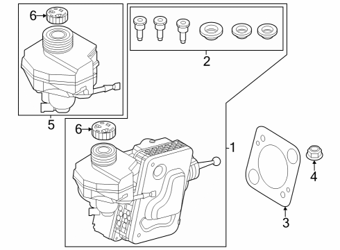 2024 BMW X1 POWER BRAKE Diagram for 34505A8D899