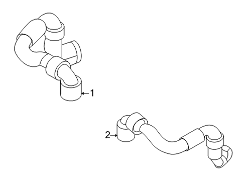 2022 BMW X6 M Radiator & Components Diagram 11