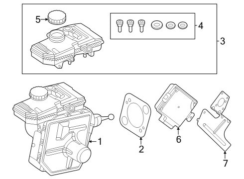 2023 BMW i4 POWER BRAKE Diagram for 34515A7C671