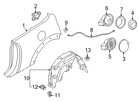 Fill-In Flap Diagram for 51177333620