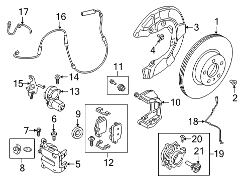 2021 BMW Z4 REPAIR KIT, CONTROL UNIT DSC Diagram for 34505A2D754