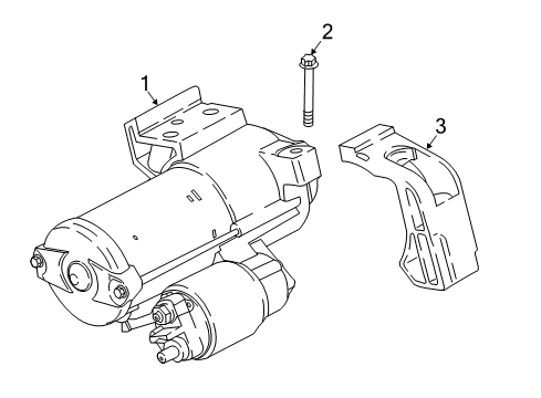 2022 BMW 530e Starter Diagram 1