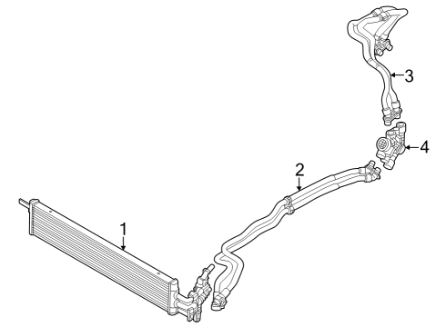 2024 BMW X7 Trans Oil Cooler Diagram 1