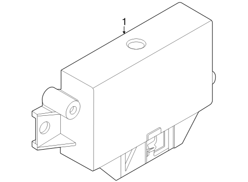 2023 BMW X7 Parking Aid Diagram