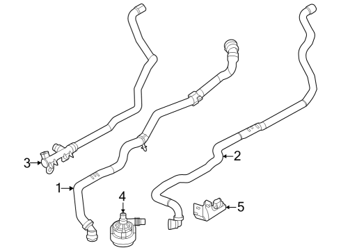 2023 BMW 760i xDrive Hoses Diagram