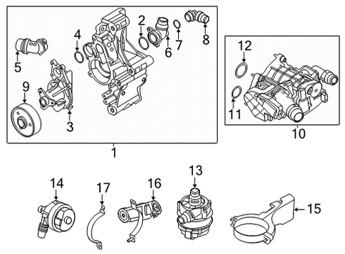 2022 BMW X4 Turbocharger Diagram 1