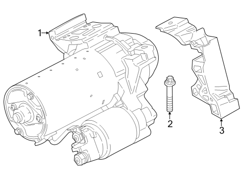 2024 BMW 750e xDrive Starter Diagram