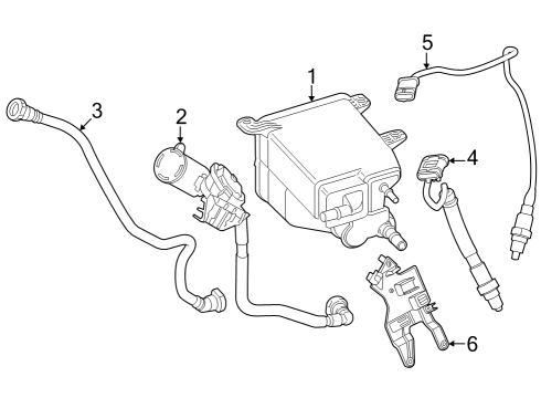 2023 BMW 760i xDrive Emission Components Diagram