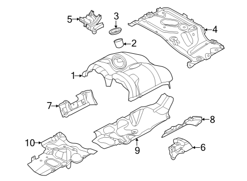 2024 BMW X6 M Turbocharger & Components Diagram 2