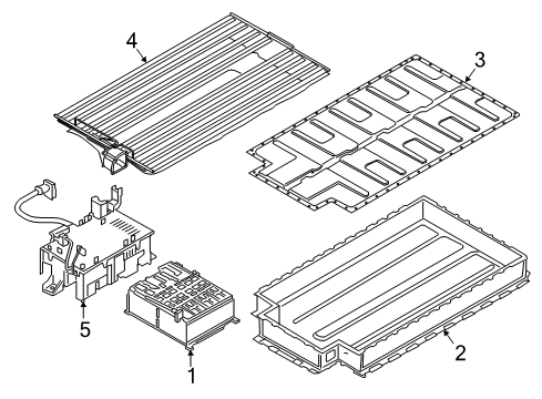 2021 BMW i3 Electrical Components Diagram 1