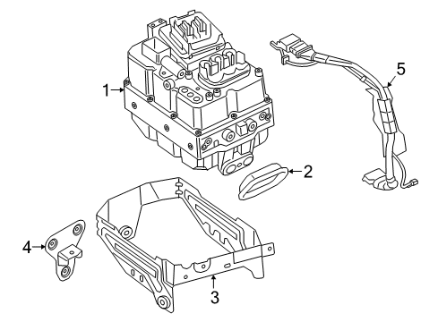 2021 BMW 530e Electrical Components Diagram 3