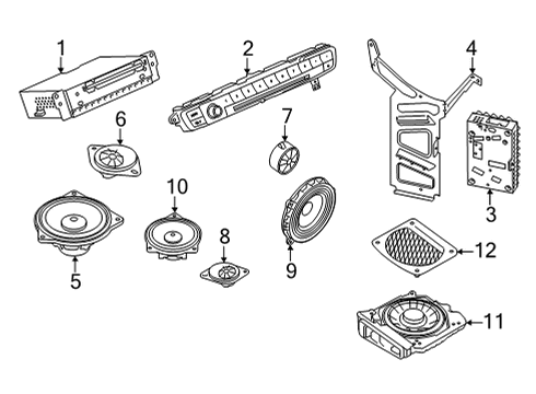 2023 BMW M2 HEAD UNIT HIGH 3 Diagram for 65125A55D84