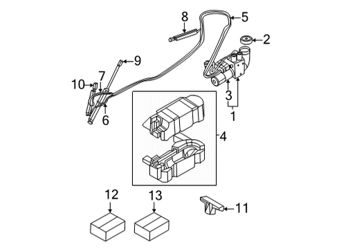 2022 BMW 430i Rear Compartment Diagram