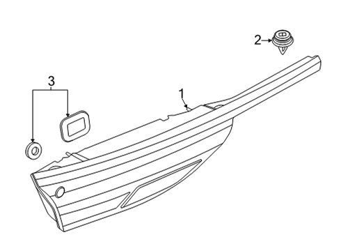 2024 BMW 228i Gran Coupe Backup Lamps Diagram