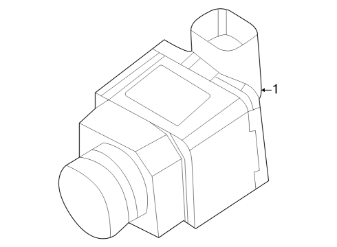 2021 BMW M340i Electrical Components - Front Bumper Diagram 5