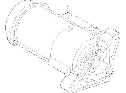 2022 BMW X1 Starter Diagram 2