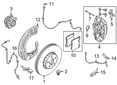 2021 BMW X6 Anti-Lock Brakes Diagram 5