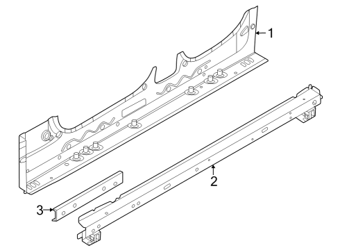 2024 BMW i4 Rocker Panel Diagram