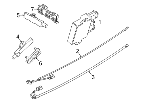 2021 BMW M4 Electrical Components Diagram 1